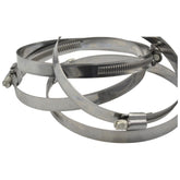 4 Piece Kale 304 Stainless Steel 90-110mm Worm Drive Hose Clamp - Twin Eagle Imports