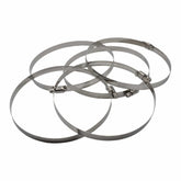 5 Piece 304 Stainless Steel 155-178mm Worm Drive Hose Clamp - Twin Eagle Imports