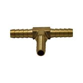5/16" Three Way Brass Hose Barb Tee H5/16 - Twin Eagle Imports