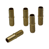 5pc 1/2" Brass Straight Hose Barb H1/2