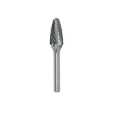 Hepyc 10 mm double‑cut carbide burr – round tree shape
