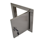 8″ (210mm) Stainless Steel Access Panel with Key Lock
