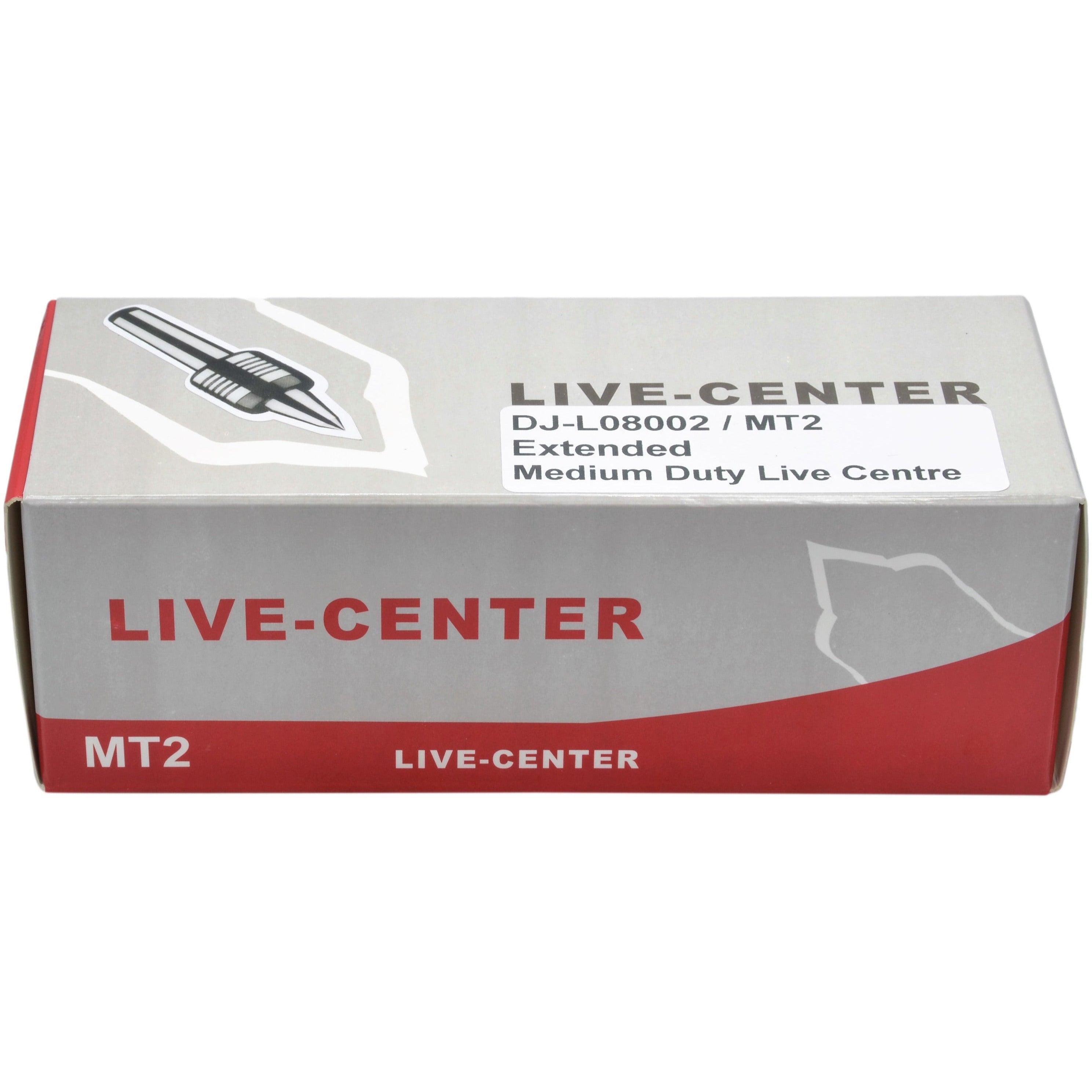 Morse Taper 2 Extended Nose Medium Duty Live Centre M10 drawbar