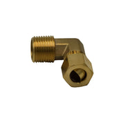 Brass Compression Union 90° Male Female Elbow (T3/8xM3/8)