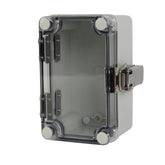 ABS IP66 Clear Lid Hinge Junction Box 80 x 130 x 70mm - Twin Eagle Imports