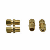 DOT Brass Connector 4pc Brass Compression Male Female Connector (T1/4xM1/4)