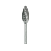 Somta Series 08C 10mm double cut carbide burr – flame shape tool