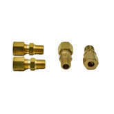 4pc Brass Compression Male Female Connector (T1/4xM1/8) | DOT