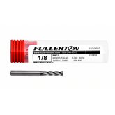 Fullerton 30611 1/8 Inch 4 Flute TiAlN Coated Carbide Square End Mill - Twin Eagle Imports