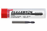 Fullerton 3.0mm 2 Flute TiAlN Coated Carbide Ball Nose Endmill - 3215 Series - Twin Eagle Imports