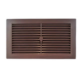HARON Vent Haron 95B Wall Vent – Brown. Vent Facing 245 x 145mm