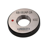 INSIZE MEASURING EQUIPMENT Insize American Standard Thread Ring Gauge 5/8-18 UNF Class 2A NOGO Series 4121-5C2N