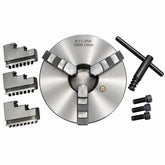 K11-250 3-Jaw 250mm Self-Centering Manual Lathe Chuck - Twin Eagle Imports