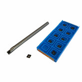 Kyocera S08X-SCLCR06-10A Boring Bar paired with 10pcs CCMT060204HQ CA125P inserts - Twin Eagle Imports