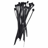 Raptor Cable Tie RAPTOR Black 200mm x 4.8mm Medium Duty Cable Ties, 20 Pack