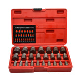 Twin Eagle Imports Stud Remover Multi Spline Screw Extractor 25 Piece Kit