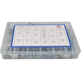112pc Metric Clevis Pins and R Pin Grab Kit - Twin Eagle Imports