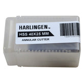 40 x 25mm D.O.C HSS Weldon Shank Annular Cutter - Twin Eagle Imports