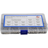 410 Piece Stainless Steel Metric Set Screw Grab Kit Assortment - Twin Eagle Imports