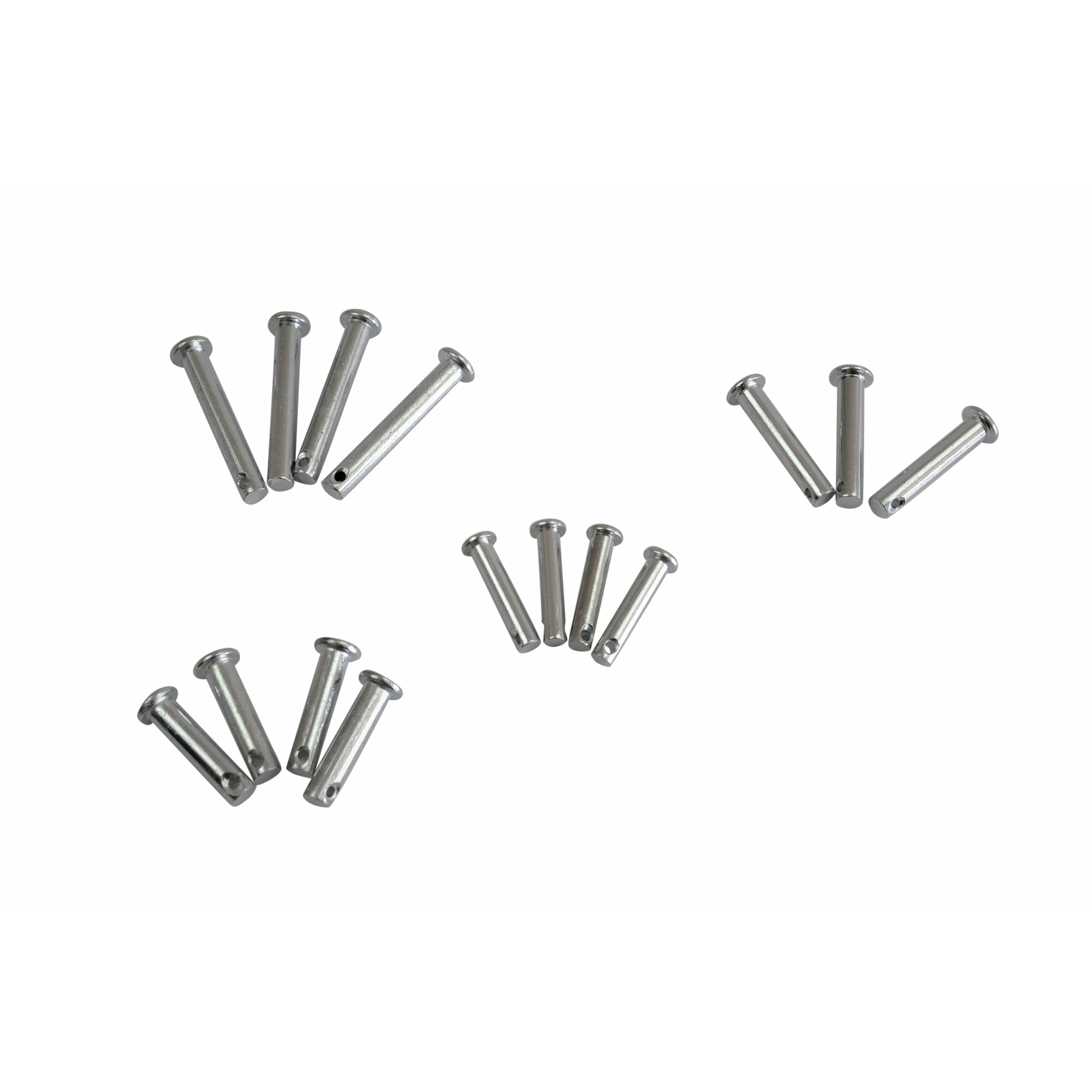  60 Piece Clevis Pin Kit & 150 Piece Metric R Pin Clip Grab Kit Assortment