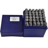 letter number stamp punch kit tool steel 8mm 36 pc set