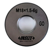 Insize GO Thread Ring Gauge M18X1.5 Series 4129-18R - Twin Eagle Imports