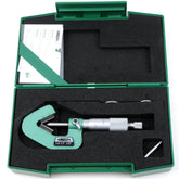 INSIZE Measuring Equipment Insize V Shape Anvil Micrometer 0.04-0.6" Range Series 3290-063