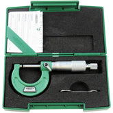 Insize Metric Outside Micrometer 0-25mm Range Series 3203-25A - Twin Eagle Imports