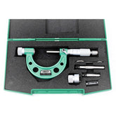 Insize Metric Outside Micrometer 0-50mm Range Series 3206-50A - Twin Eagle Imports