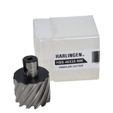 Twin Eagle Imports Annular Cutter 46 x 25mm D.O.C HSS Weldon Shank Annular Cutter