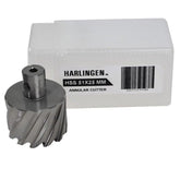 Twin Eagle Imports Annular Cutter 51 x 25mm D.O.C HSS Weldon Shank Annular Cutter