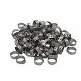 Twin Eagle Imports Grab Kits 100 Piece 304 Stainless Steel 13.5-16.2mm Ear Hose Clamp