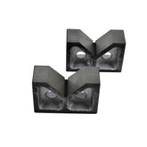 Twin Eagle Imports V Block Premium 4" Cast Iron V Block Set for Precision Milling