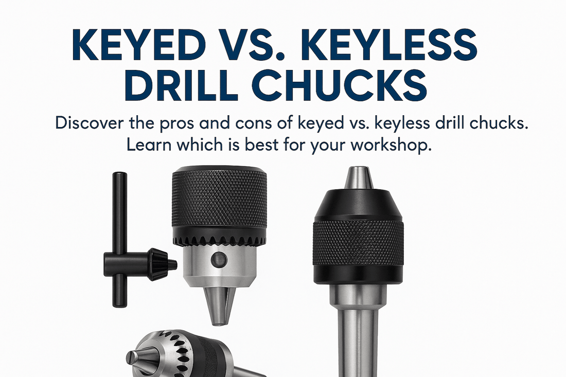 Keyless vs. Keyed Drill Chucks: Pros and Cons - Twin Eagle Imports 