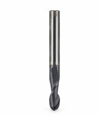 Fullerton 1/4" 2 Flute TiAlN Coated Carbide Ball Nose Endmill - 3215 Series