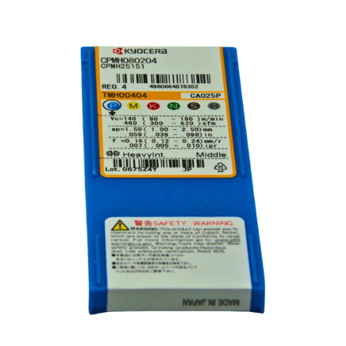 10 pc Kyocera CPMH080204 CA025P – Turning Insert (Finishing, Sharp Edge Type) - Twin Eagle Imports