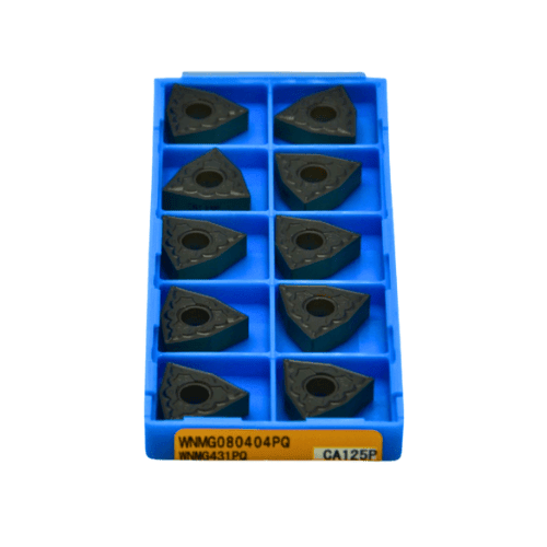 10 pc Kyocera WNMG080404PQ CA125P – Turning Insert (Finishing, PQ Chipbreaker) - Twin Eagle Imports