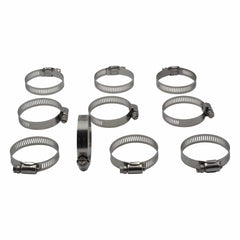 10 Piece 304 Stainless Steel 33-57mm Worm Drive Hose Clamp - Twin Eagle Imports