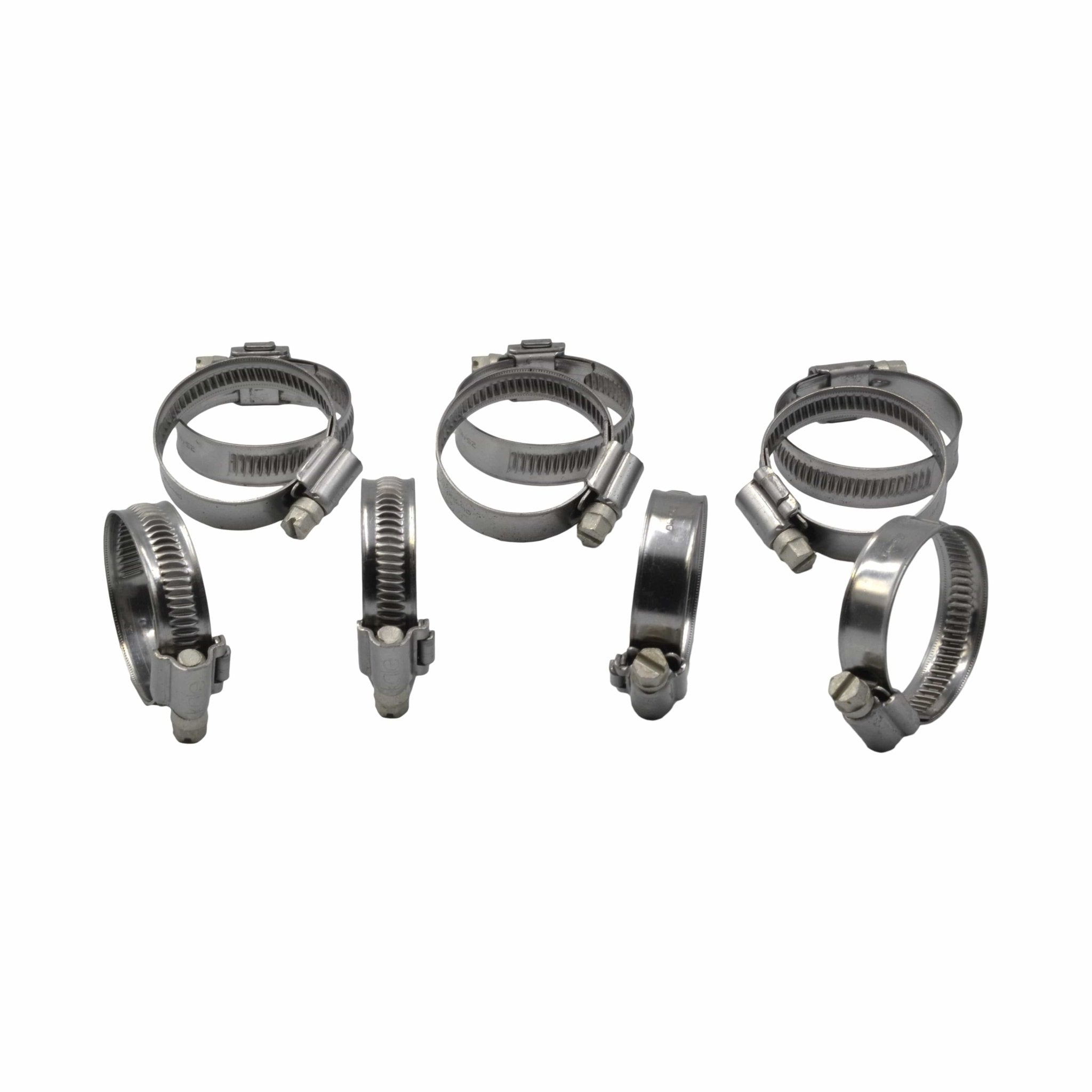 10 Piece Kale 304 Stainless Steel 25-40mm Worm Drive Hose Clamp - Twin Eagle Imports