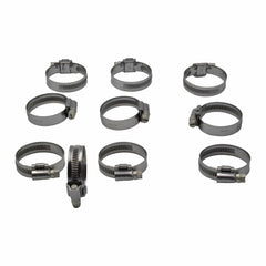 10 Piece Kale 304 Stainless Steel 25-40mm Worm Drive Hose Clamp - Twin Eagle Imports