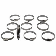 10 Piece Kale 304 Stainless Steel 50-70mm Worm Drive Hose Clamp - Twin Eagle Imports
