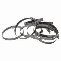 10 Piece Kale 304 Stainless Steel 90-110mm Worm Drive Hose Clamp - Twin Eagle Imports
