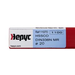 Hepyc 20.0mm HSS-Co Reduced Shank Drill – DIN 338 MR