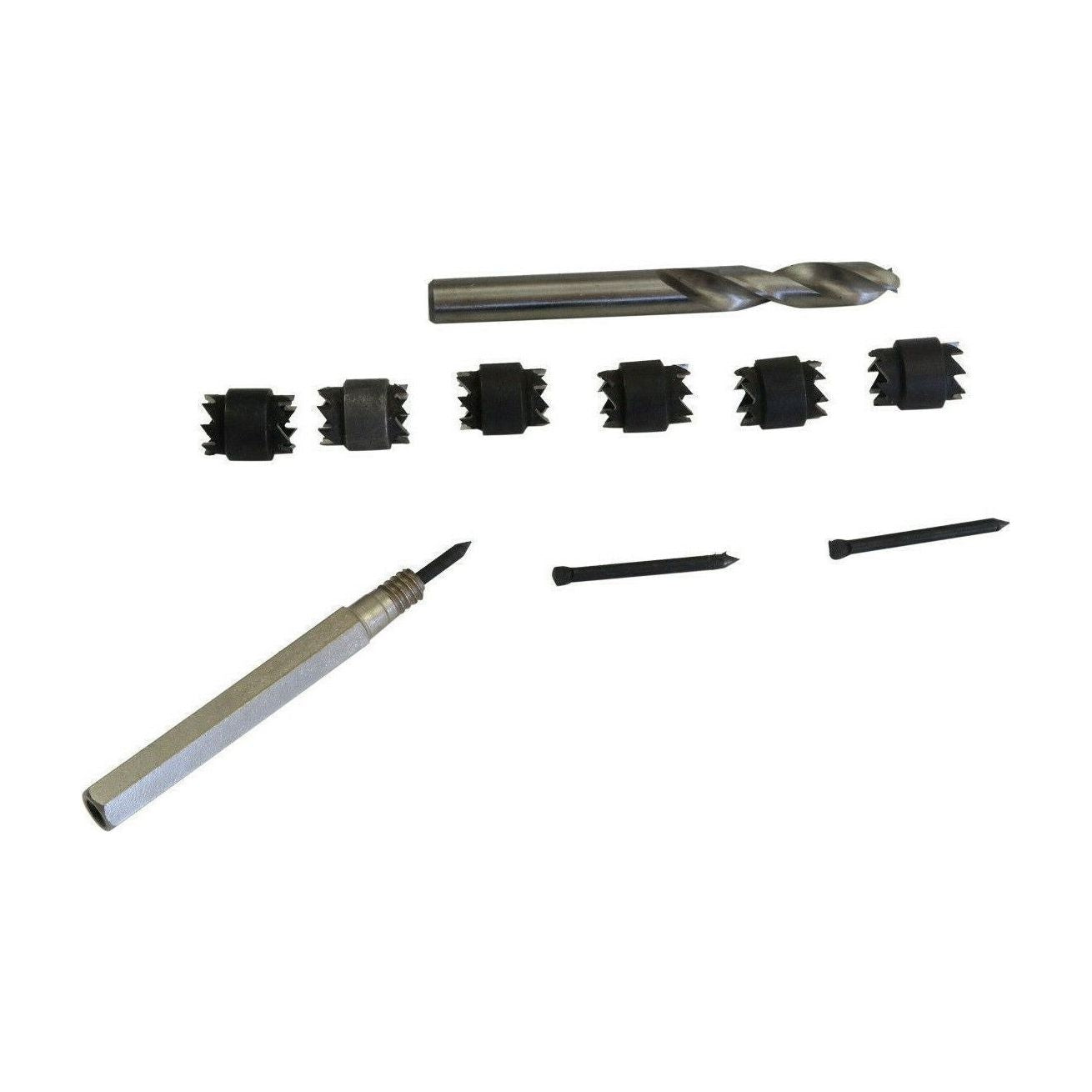 10 Piece Spot Weld Cutter & Drill Bit Kit 10mm