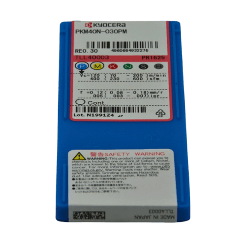 10pc Kyocera PKM40N-030PM PR1625 – Cut-Off Insert (General Purpose, PM Chipbreaker) - Twin Eagle Imports