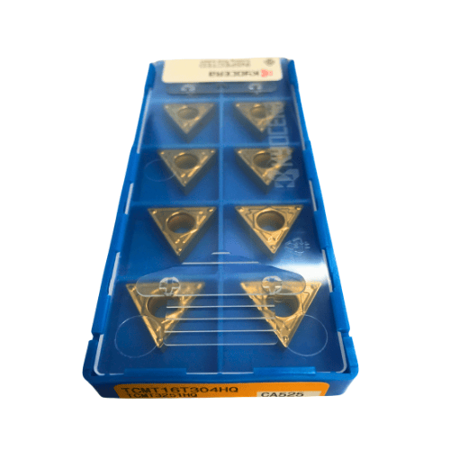 10pc Kyocera TCMT16T304HQ CA525 – Turning Insert (Finishing to Medium, HQ Chipbreaker) - Twin Eagle Imports