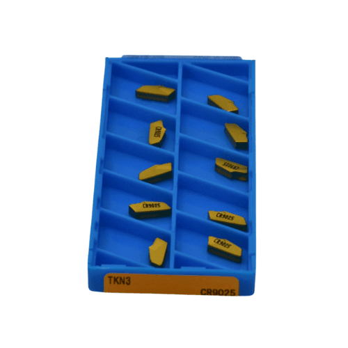 10pc Kyocera TKN3 CR9025 – Cut-Off Insert (General Purpose, TK Chipbreaker) - Twin Eagle Imports