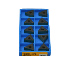 10pc Kyocera TNMG160408PQ CA125P – Turning Insert (Finishing, PQ Chipbreaker) - Twin Eagle Imports