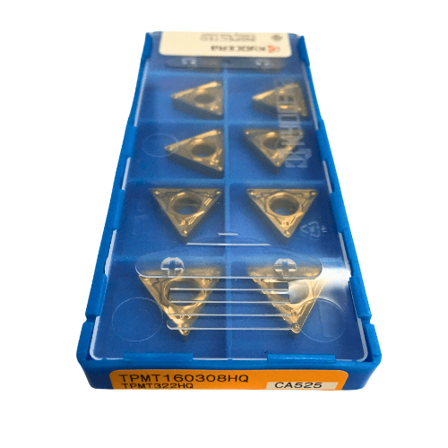 10pc Kyocera TPMT160308HQ CA525 – Turning Insert (Finishing to Medium, HQ Chipbreaker) - Twin Eagle Imports