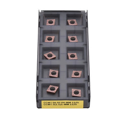 10pc Sandvik Coromant CCMT 06 02 04-MM 1125 Turning Insert (Suitable for Stainless Steel, Medium Chipbreaker) - Twin Eagle Imports